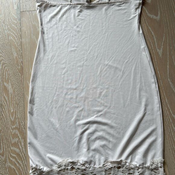 Intimately Free People Lace Trim Nightgown/Slip Cream/White SzXS - Picture 10 of 11